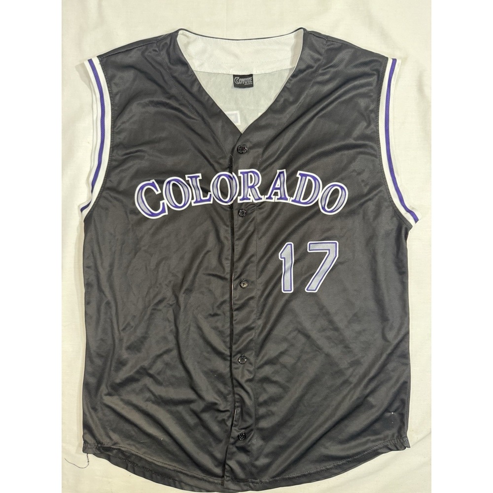 Coyote MLB Colorado Rockies 'Todd Helton #17' SGA Jersey - Size XLarge